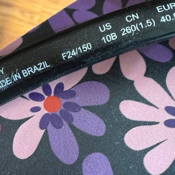 Kate Spade Floral Slides Women Flip Flop Sandal- SZ  10 - Picture 8 of 8